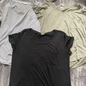 Three basic garage tee selling all together